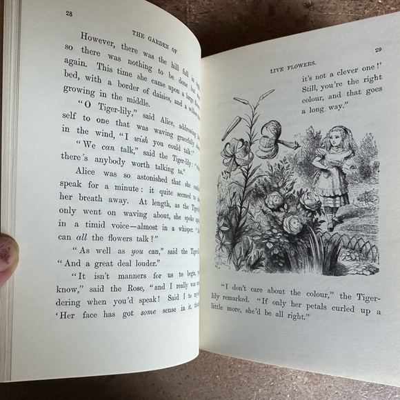 Antique Through the Looking Glass (sequel to Alice in Wonderland MacMillan - Picture 9 of 10